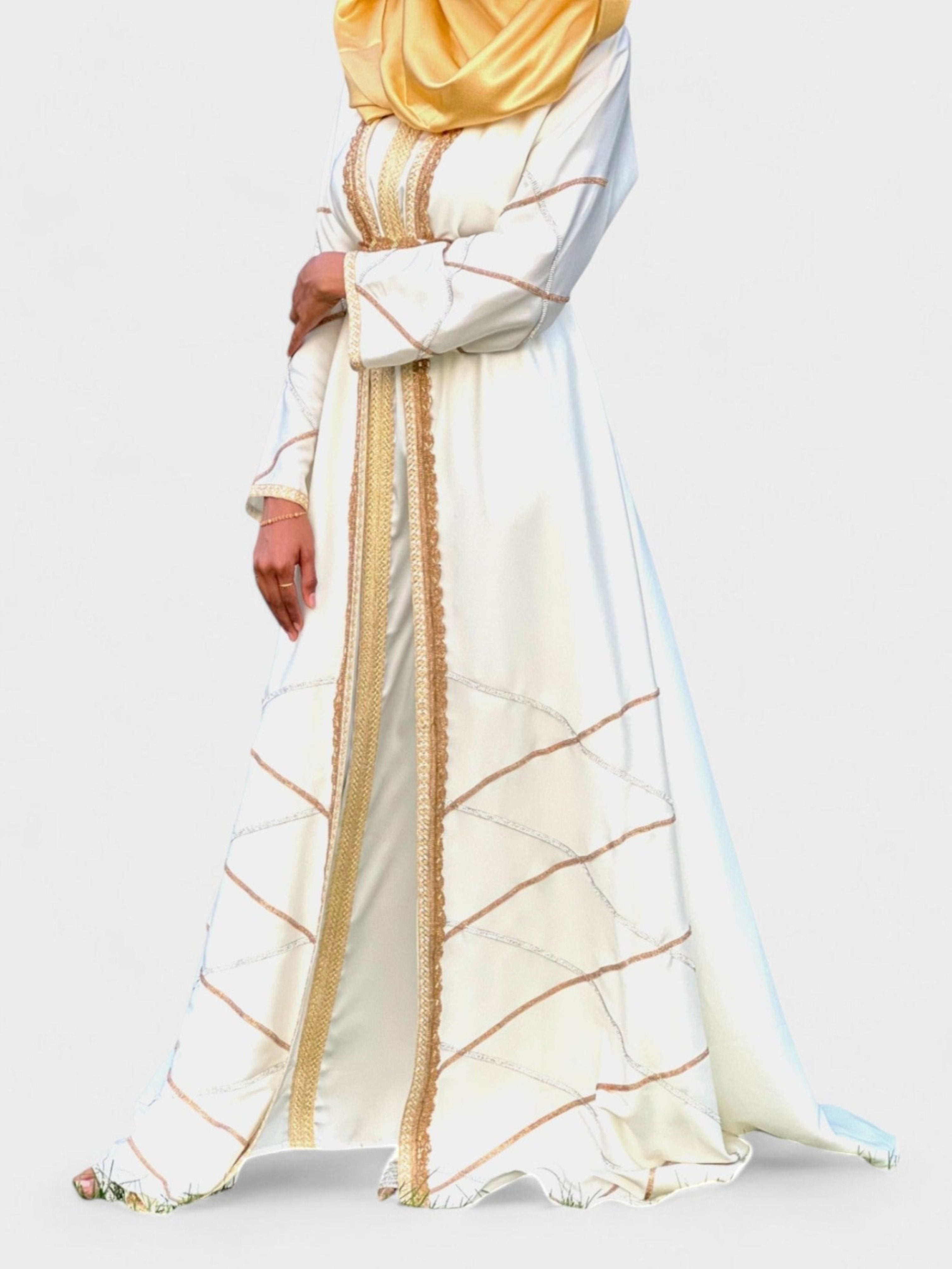 Gilded Ivory Kaftan