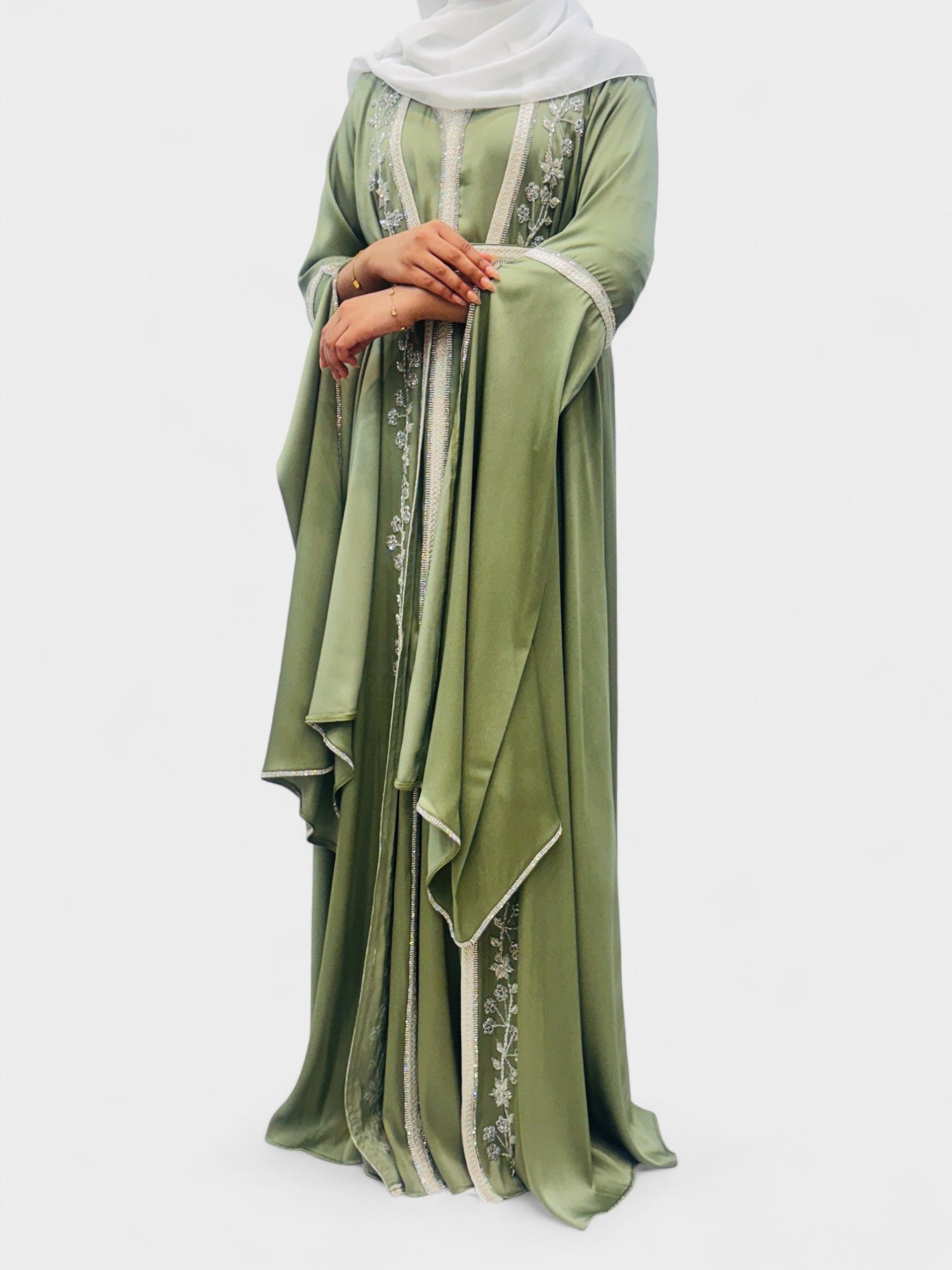 Zaytouna Pearl Moroccan Kaftan Set