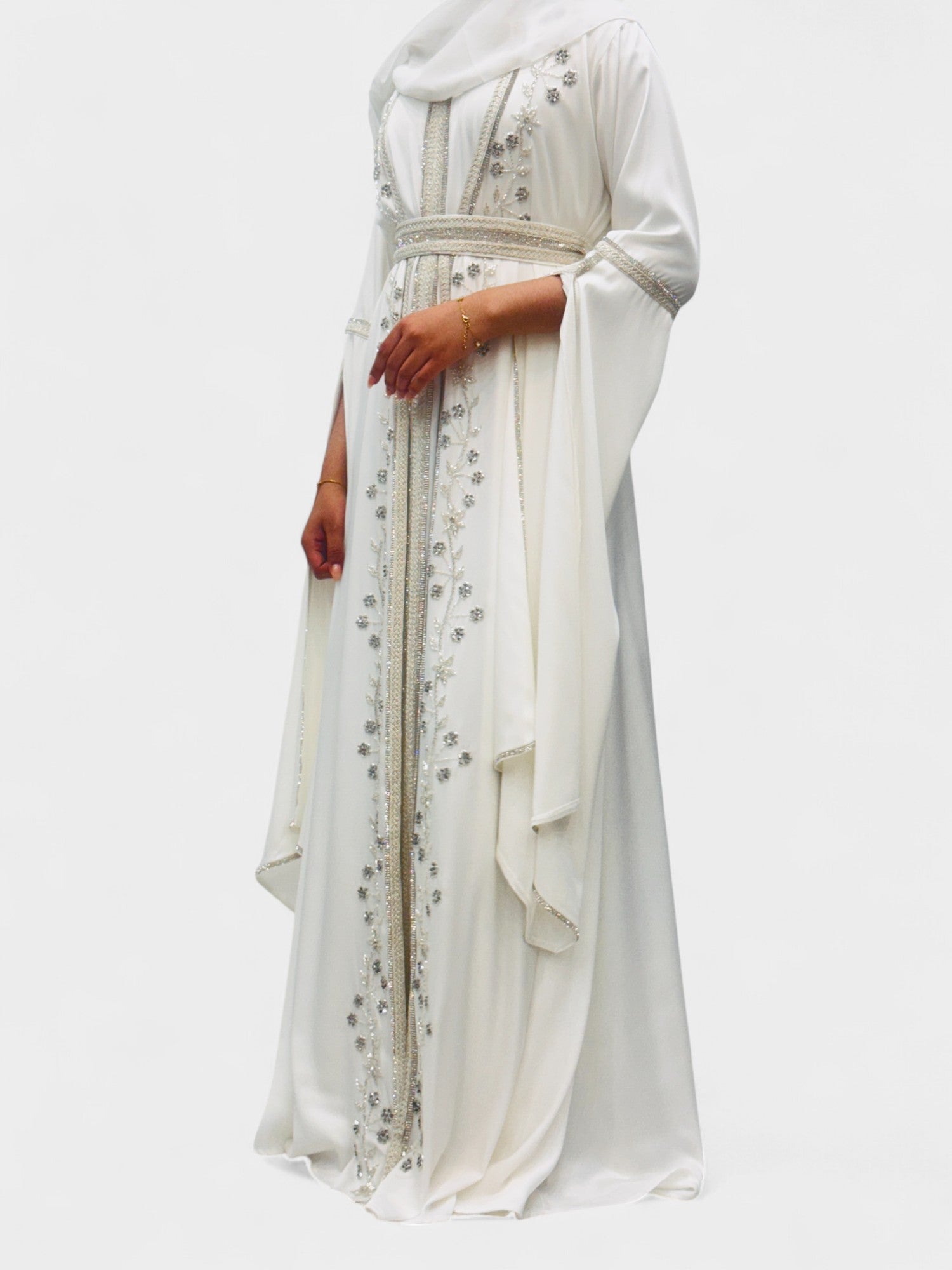 Zaytouna Pearl Moroccan Kaftan Set