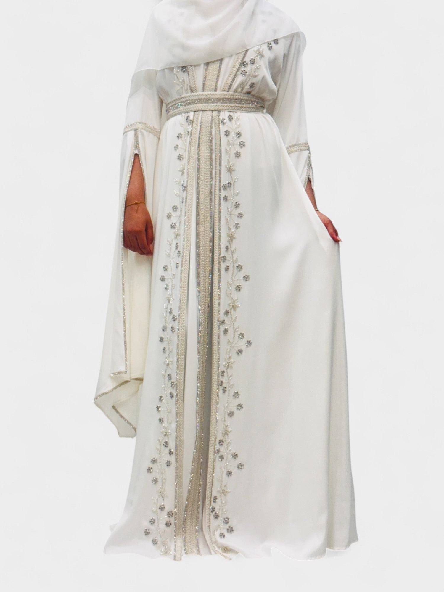 Zaytouna Pearl Moroccan Kaftan Set