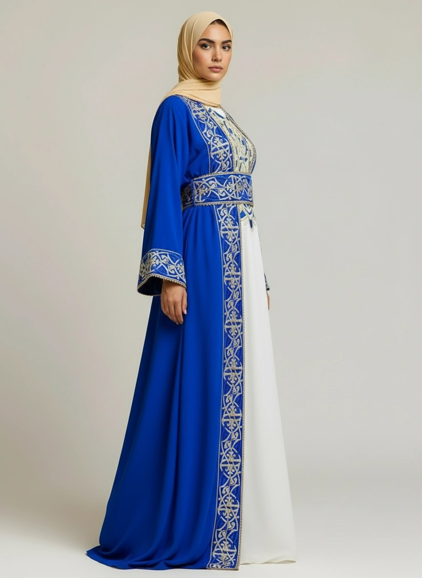 Vibrant Jewel Dubai Kaftan