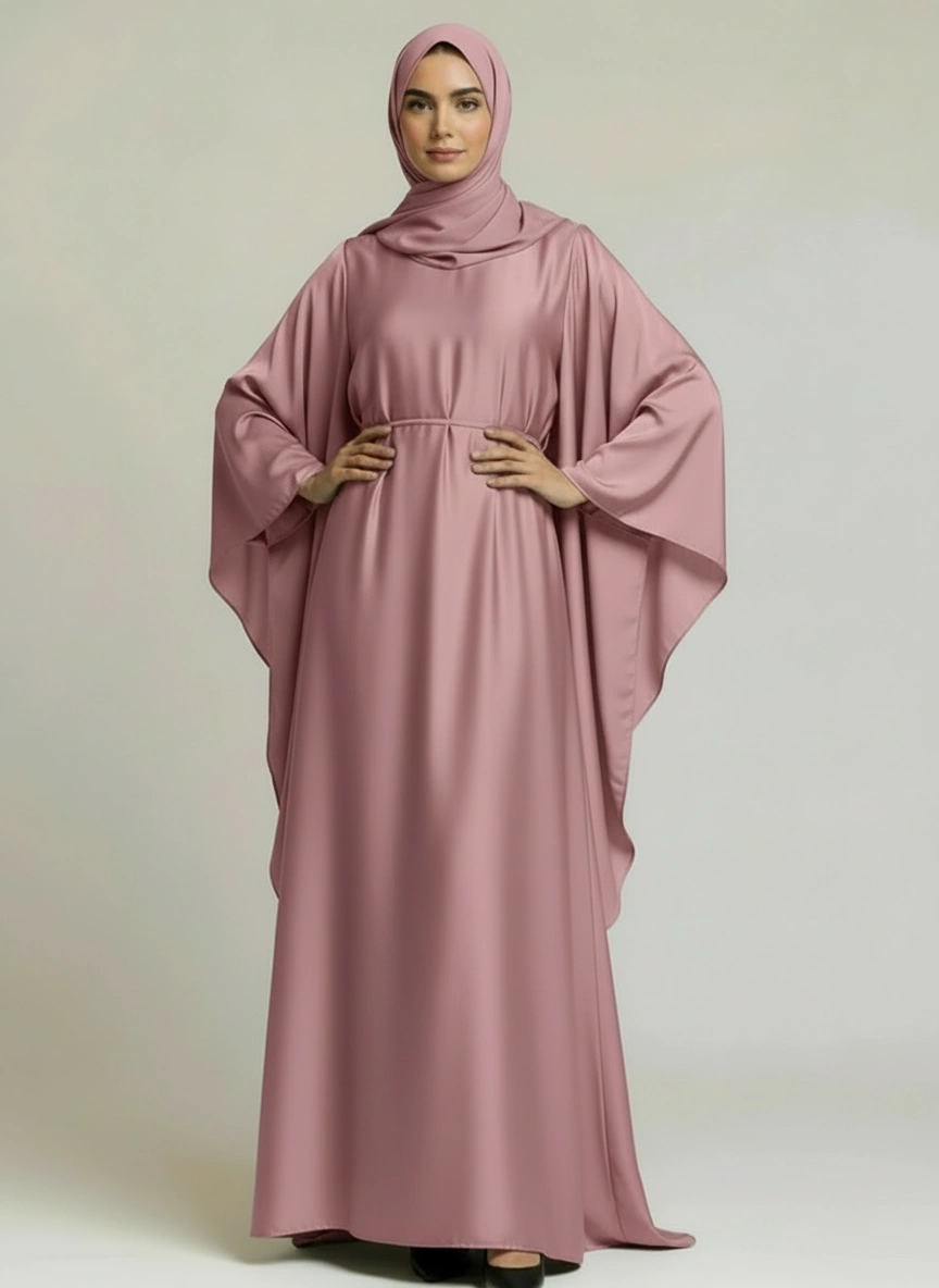 Satin Royalty Abaya Set