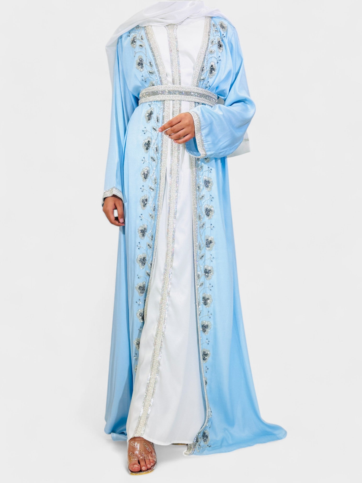 Regal Breeze Moroccan Kaftan Set