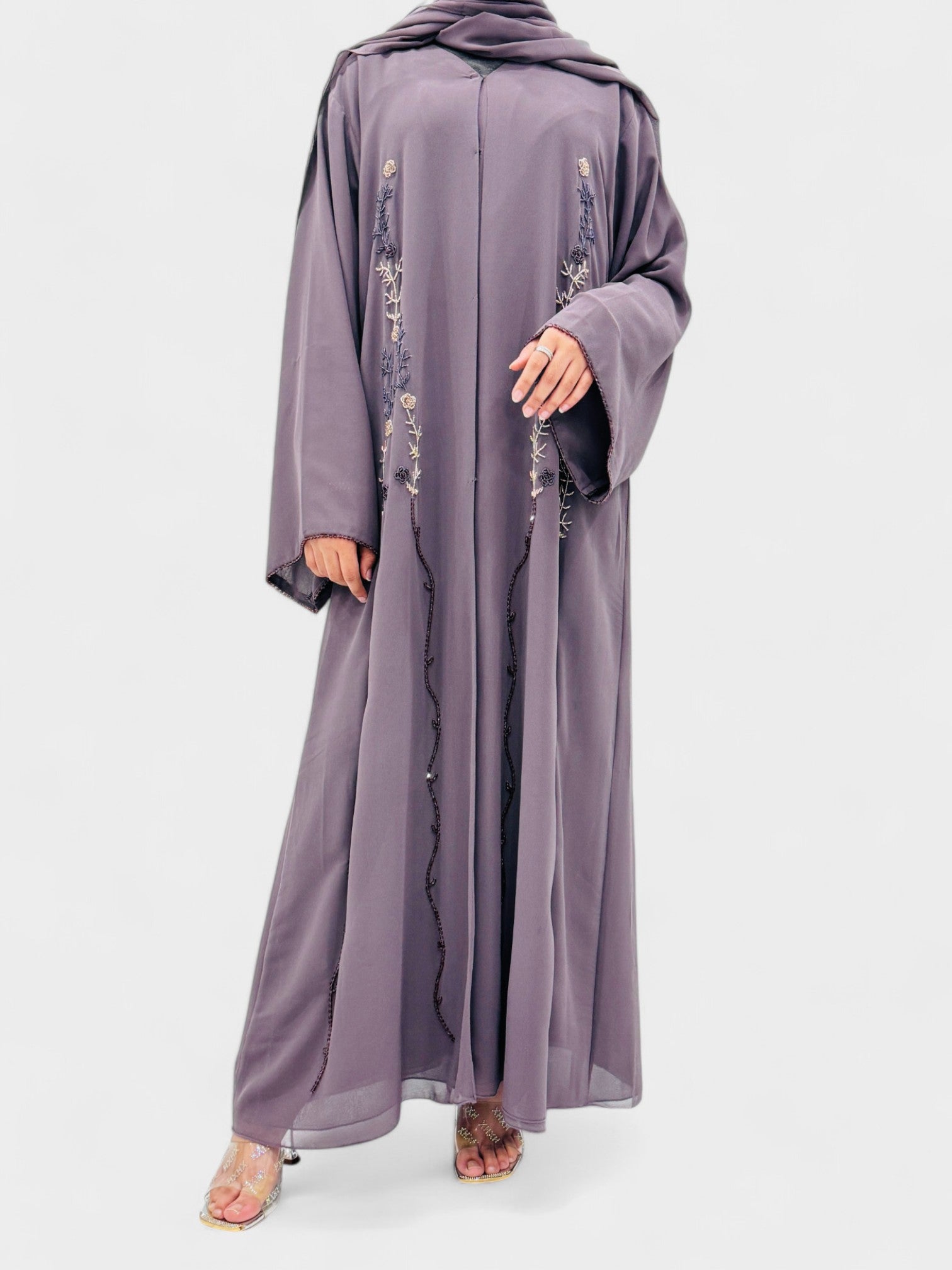 Mauve Empress Abaya Set