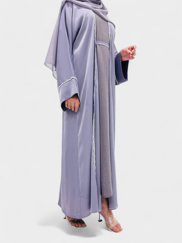 Pastel Flow Abaya Set.