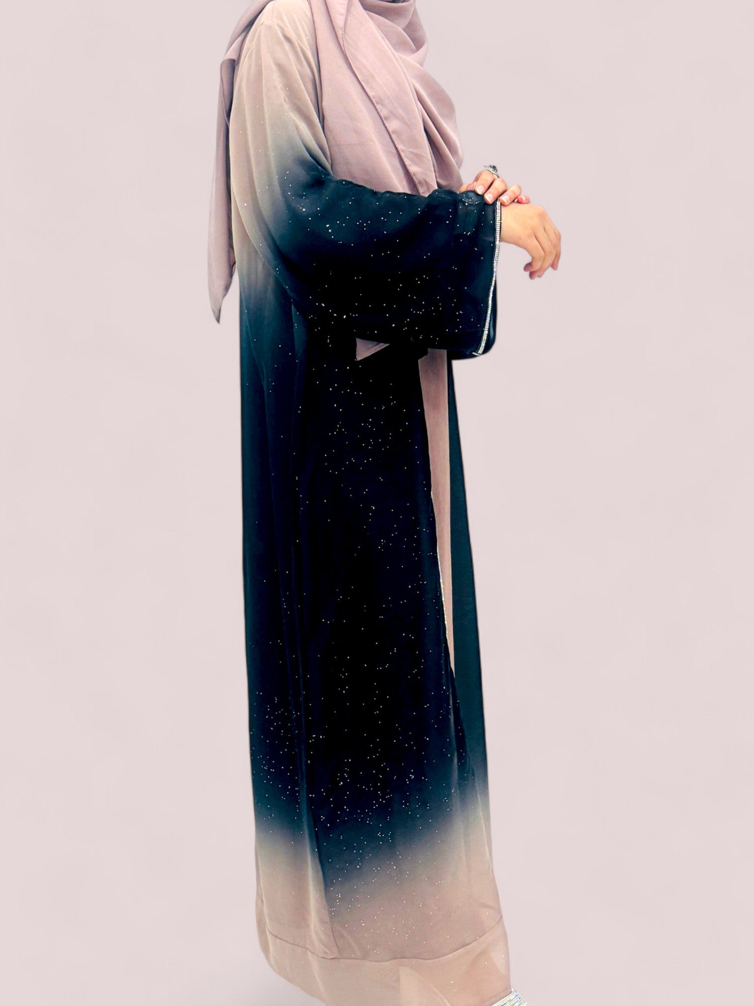 Ombre Shimmer Abaya